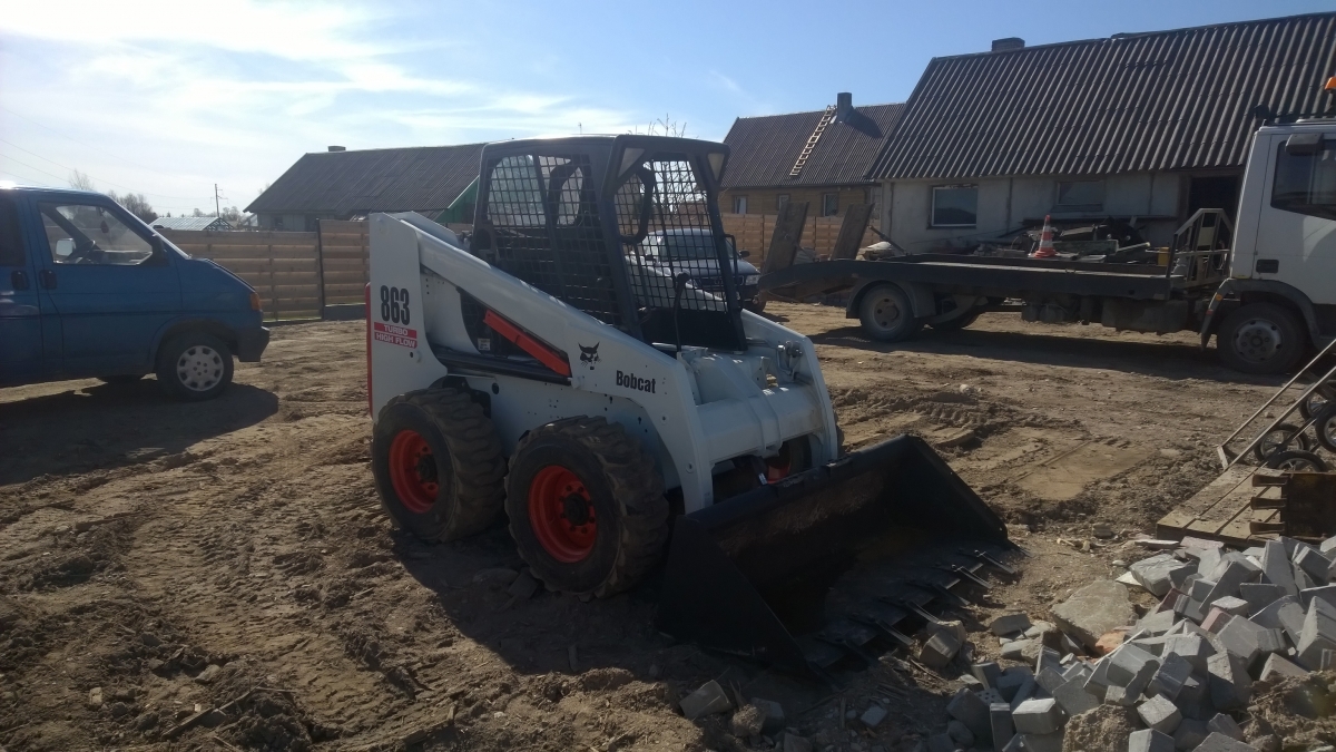 Bobcat mini krautuvų nuoma        